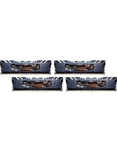 RAM DIMM G.Skill Flare X DDR4 3200 Mhz Da 32GB (4x8GB) Nero CL16 INTEL XMP