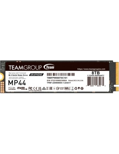 SSD Team Group MP44 8 TB PCIe 4.0 x4 NVMe M.2 2280