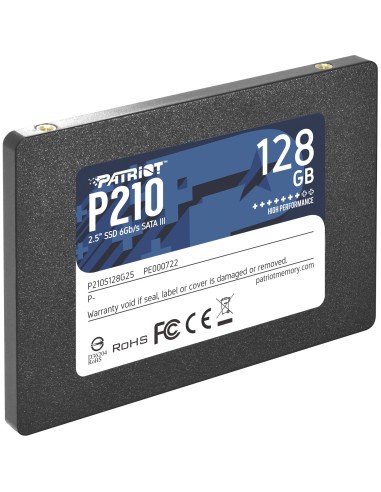 SSD Patriot P210 128 GB Nero SATA 6 Gb/s
