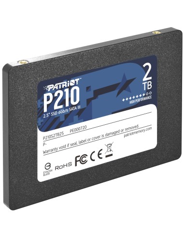SSD Patriot P210 2 TB Nero SATA 6 Gb/s