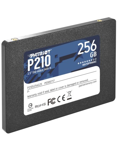 SSD Patriot P210 256 GB Nero SATA 6 Gb/s