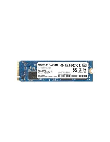 SSD Synology SNV3410-400G 400 GB PCIe 3.0 x4 NVMe M.2 2280