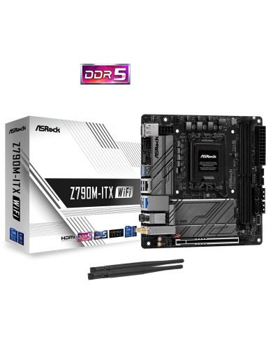 Scheda Madre Asrock Z790M-ITX WiFi Socket LGA 1700 Formato Mini-ITX