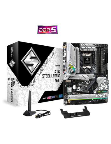Scheda Madre Asrock Z790 Steel Legend WiFi Socket LGA 1700 Formato ATX