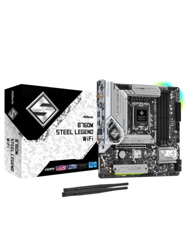 Scheda Madre ASROCK B760M STEEL LEGEND WIFI Socket LGA 1700 Formato Micro-ATX