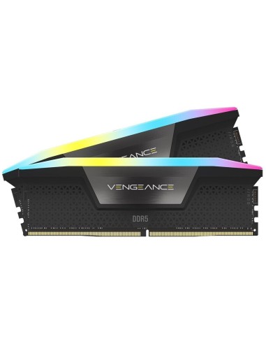 RAM DIMM Corsair Vengeance RGB DDR5 5200 Mhz Da 48GB (2x24GB) Nero CL38 INTEL XMP