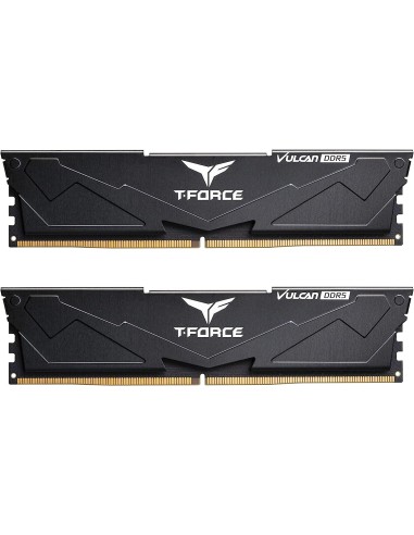 RAM DIMM Team Group Vulcan DDR5 6000 Mhz Da 32GB (2x16GB) Nero CL38 AMD EXPO