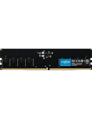 RAM UDIMM Crucial DDR5 5600 Mhz Da 16GB (1x16GB) Nero CL46