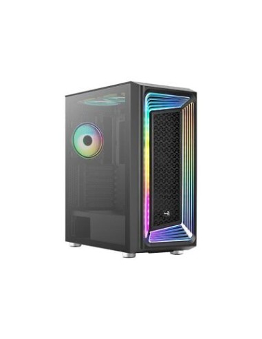Case Aerocool Interstellar-G-BK-v1 Midi-Tower Nero Tempered Glass
