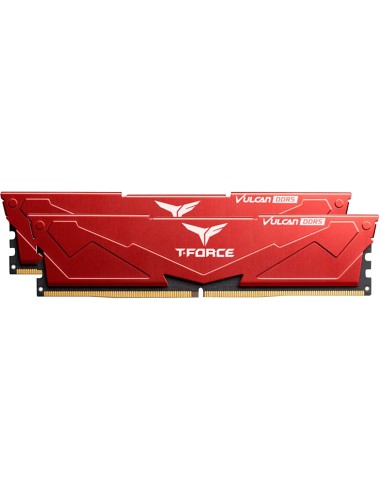 RAM DIMM Team Group VULCAN DDR5 5200 Mhz Da 64GB (2x32GB) Rosso CL40 INTEL XMP