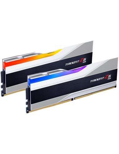 RAM DIMM G.Skill Trident Z5 RGB DDR5 6400 Mhz Da 64GB (2x32GB) Silver/Nero CL32 INTEL XMP
