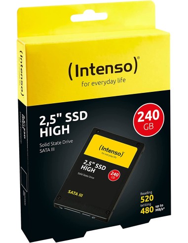 SSD Sata 3 Intenso HIGH 240GB 2,5"