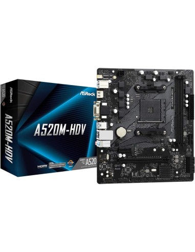 Scheda Madre AMD Asrock A520M-HDV Socket AM4 Formato Micro-ATX