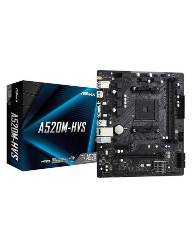 Scheda Madre AMD Asrock A520M-HVS Socket AM4 Formato Micro-ATX