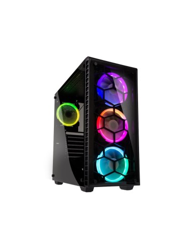 Case Kolink Observatory RGB Midi-Tower Tempered Glass Nero Window