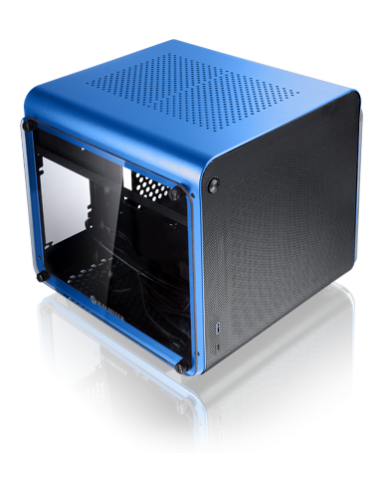 Case Raijintek METIS EVO TG Mini-ITX Tempered Glass Blu