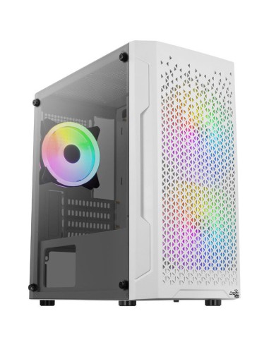 Case Aerocool Trinity Mini-Tower V2 Tempered Glass Bianco