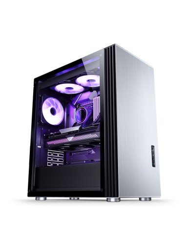 Case Jonsbo U6 Window Midi-Tower Tempered Glass Argento