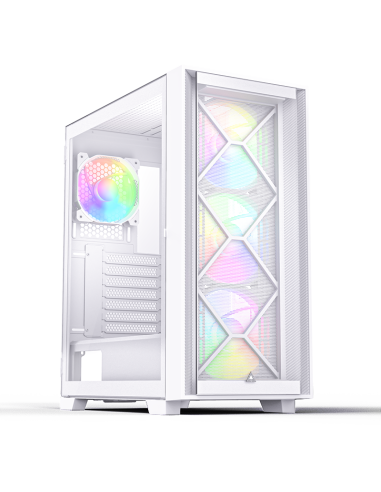 Case Montech AIR 1000 Premium Midi-Tower Tempered Glass Bianco