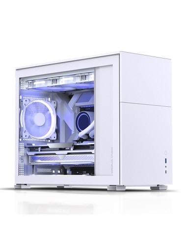 Case Jonsbo D31 Micro-ATX Tempered Glass Bianco