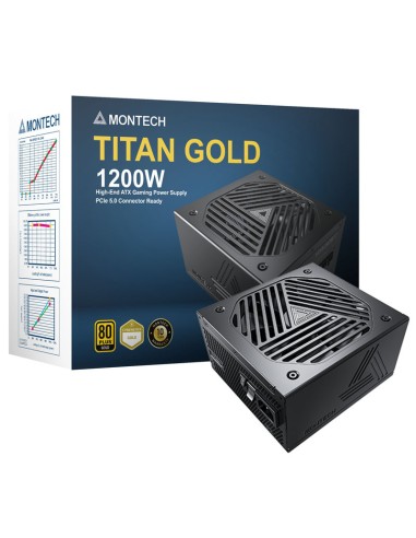 Alimentatore Montech Titan Gold 1200W 80 PLUS Gold PCIe 5.0 1200W