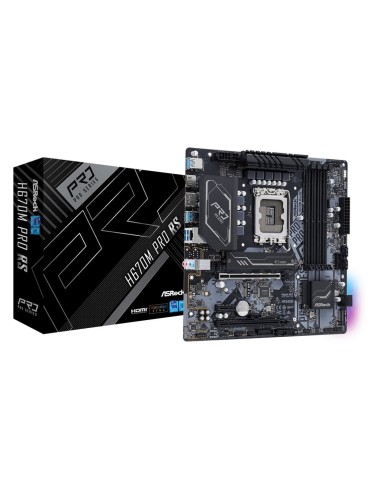 Scheda Madre Intel Asrock H670M Pro RS Socket LGA 1700 Formato Micro-ATX