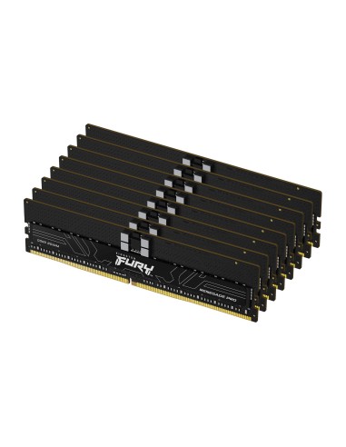RAM DIMM Kingston FURY Renegade PRO DDR5 5600 Mhz Da 128GB (8x16GB) Nero CL36 INTEL XMP