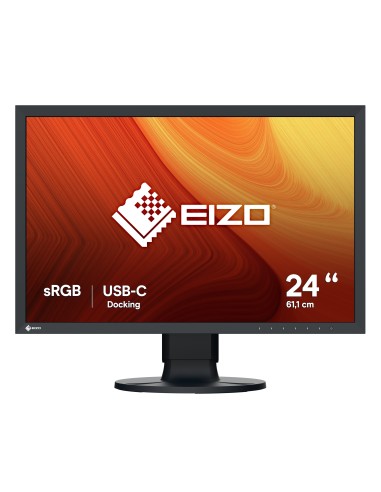 Monitor EIZO CS2400R 24", Nero, WXGA, USB-C, HDMI, IPS