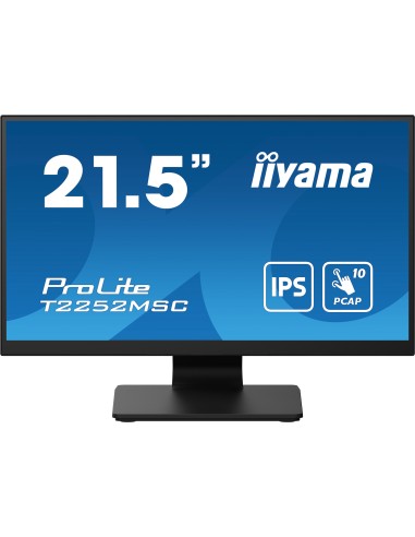Monitor iiyama ProLite T2252MSC-B2 21.5", Nero, Touch, FHD, HDMI