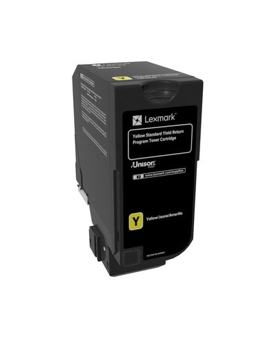 Lexmark 74C2SY0 cartuccia toner 1 pz Originale Giallo