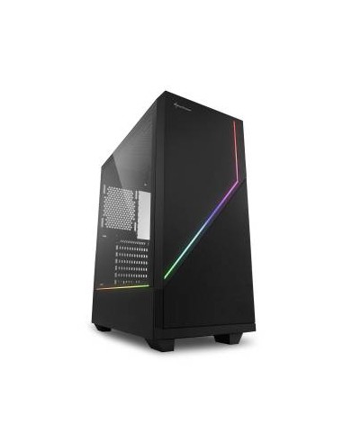 Case Sharkoon RGB FLOW TG Nero