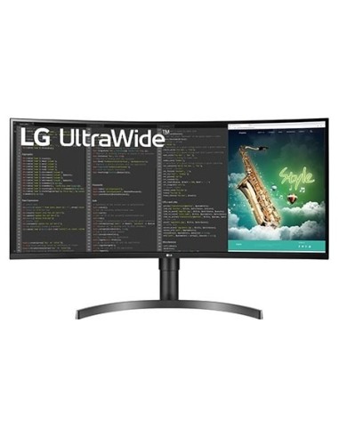 Monitor LG 35WN75CP-B 35", Nero, UWQHD, IPS, HDMI, DisplayPort, USB-C,Curvo, 100Hz