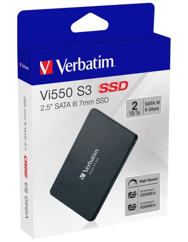 SSD Verbatim Vi550 2 TB Nero SATA 6 Gb s