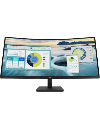 Monitor HP P34hc G4 34", Nero, WQHD, 60Hz, VA, USB-C
