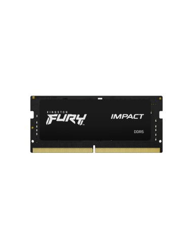 RAM SO-DIMM Kingston Impact DDR5 6000 Mhz Da 16GB (1x16GB) Nero CL38 INTEL XMP