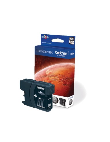 Cartuccia d'inchiostro Brother nero LC1100HYBK LC-1100HY ~900 pagine