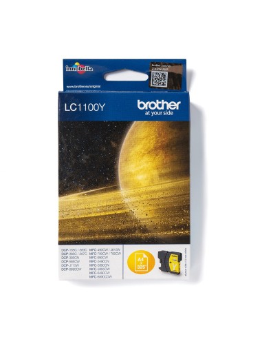 Cartuccia d'inchiostro Brother giallo LC1100Y LC-1100 ~325 pagine