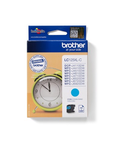 Cartuccia d'inchiostro Brother ciano LC125XLC LC-125XL ~1200 pagine
