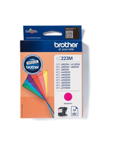 Cartuccia d'inchiostro Brother magenta LC223M LC-223 ~550 pagine 5,9ml