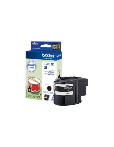 Cartuccia d'inchiostro Brother nero LC22UBK LC-22U ~2400 pagine