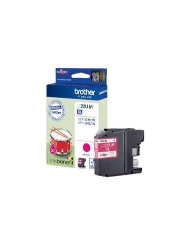 Cartuccia d'inchiostro Brother magenta LC22UM LC-22U ~1200 pagine