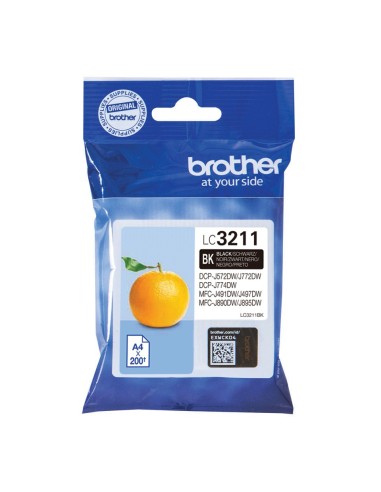 Cartuccia d'inchiostro Brother nero LC3211BK LC-3211 ~200 pagine