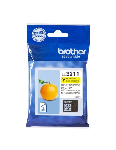 Cartuccia d'inchiostro Brother giallo LC3211Y LC-3211 ~200 pagine
