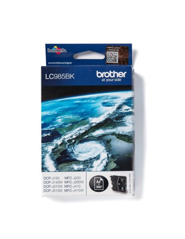 Cartuccia d'inchiostro Brother nero LC985BK LC-985 ~300 pagine