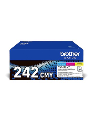 Brother TN-242CMY cartuccia toner 1 pz Originale Ciano, Magenta, Giallo