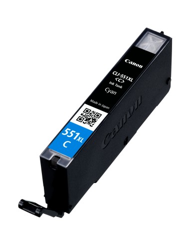Cartuccia d'inchiostro Canon ciano CLI-551C XL 6444B001 ~665 pagine 11ml Cartuccie d´inchiostro
