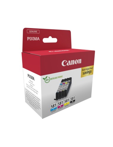 Canon Confezione multipla di cartucce d'inchiostro CLI-581 BK C M Y