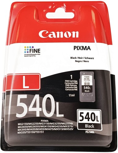 Cartuccia d'inchiostro Canon nero PG-540L 5224B001 ~300 pagine 11ml
