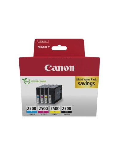 Canon Confezione multipla di inchiostri PGI-2500 BK C M Y
