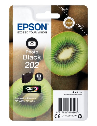 Cartuccia d'inchiostro Epson Nero (Foto) C13T02F14010 202 ~400 pagine 4,1ml